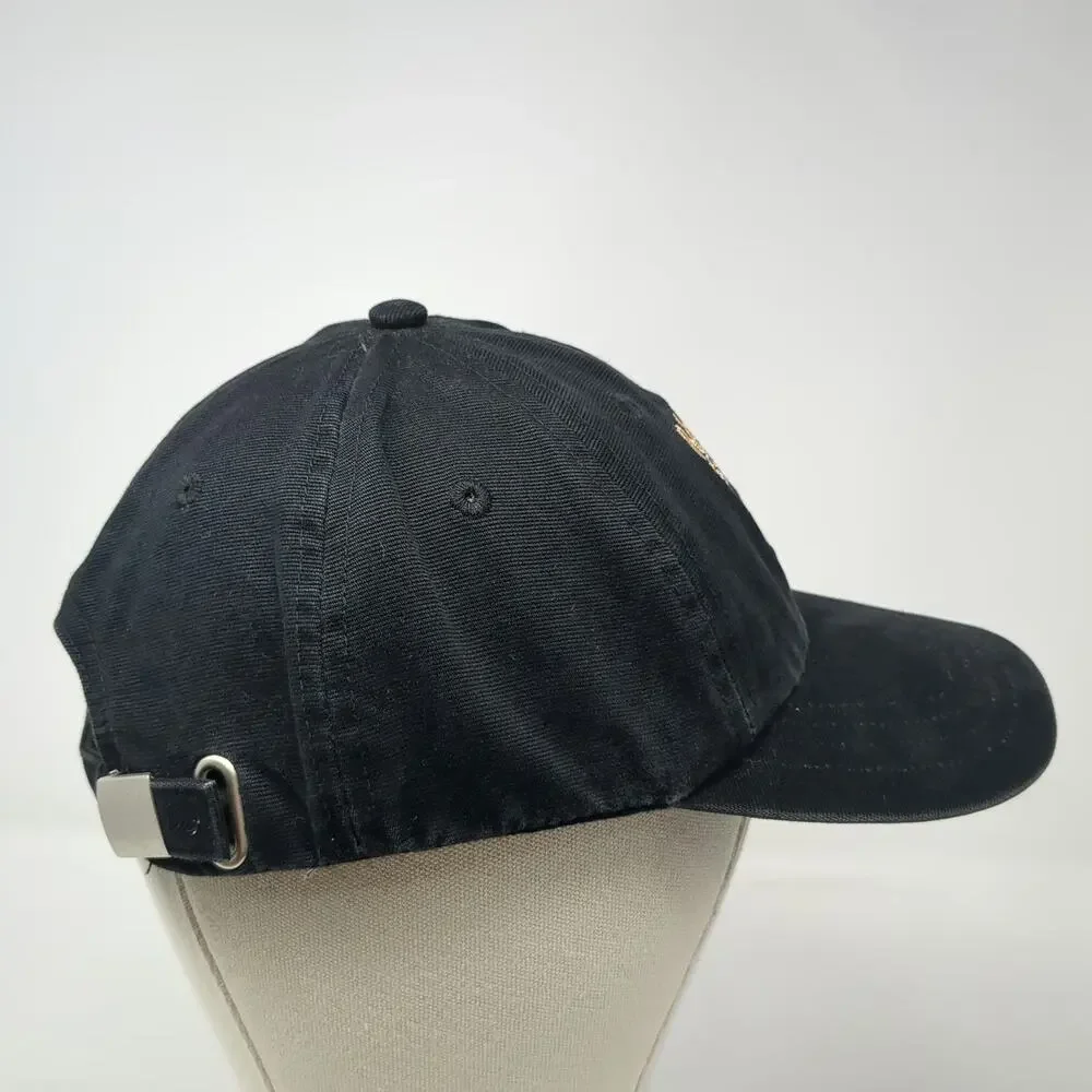 Robertson Supply Baseball Cap Black One Size Gold Embroidery EST. 1948 Logo Hat